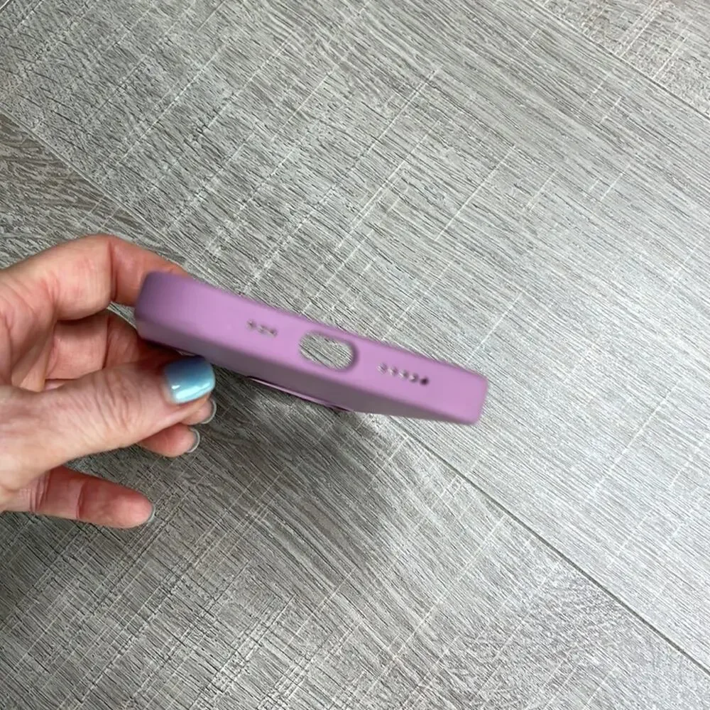 Cord King iPhone 12 Lavender Purple Silicone Protective Case